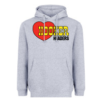 Heather Grey hooker headers Heavyweight Hoodie - linhVisuals