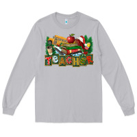 Moon Dust Christmas Teacher Long Sleeve Tee - FaDigitalArtStudio