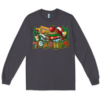 Smoke Christmas Teacher Long Sleeve Tee - FaDigitalArtStudio