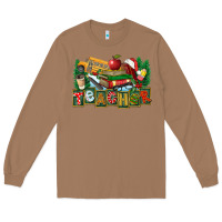 Toasted Coconut Christmas Teacher Long Sleeve Tee - FaDigitalArtStudio