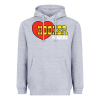 Heather Grey hooker headers Heavyweight Hoodie - linhVisuals