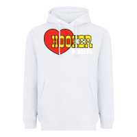 White hooker headers Heavyweight Hoodie - linhVisuals