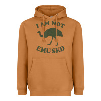 Meerkat funny not emu sed emu   not amused ostrich bird Heavyweight Hoodie - linhVisuals