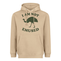 Mushroom funny not emu sed emu   not amused ostrich bird Heavyweight Hoodie - linhVisuals