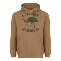 Toasted Coconut funny not emu sed emu   not amused ostrich bird Heavyweight Hoodie - linhVisuals