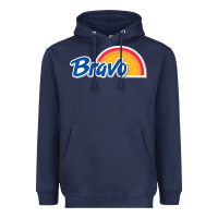 Navy bravo supermarket Heavyweight Hoodie - linhVisuals