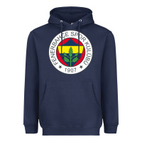 Navy fenerbahçe Heavyweight Hoodie - linhVisuals
