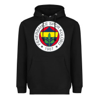 Black fenerbahçe Heavyweight Hoodie - linhVisuals