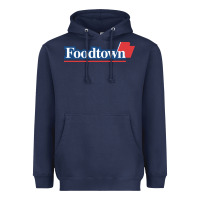 Navy foodtown Heavyweight Hoodie - linhVisuals