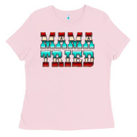 Bubblegum Pink Mama Tried Serape Ladies Tee - CowCowDesign