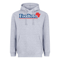 Heather Grey foodtown Heavyweight Hoodie - linhVisuals