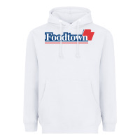 White foodtown Heavyweight Hoodie - linhVisuals