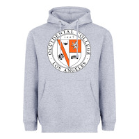 Heather Grey Occidental College Heavyweight Hoodie - linhVisuals