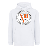 White Occidental College Heavyweight Hoodie - linhVisuals