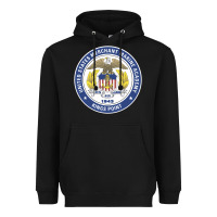 Black United States Merchant Marine Academy Heavyweight Hoodie - linhVisuals