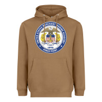 Toasted Coconut United States Merchant Marine Academy Heavyweight Hoodie - linhVisuals