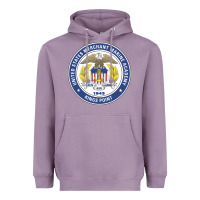 Lavender United States Merchant Marine Academy Heavyweight Hoodie - linhVisuals