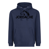 Navy jordache Heavyweight Hoodie - linhVisuals