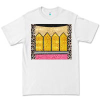 White glitter pencil Premium Tee - CowGirlArtShop