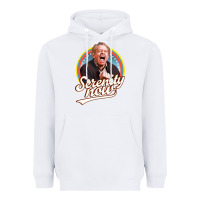White serenity later serenity now Heavyweight Hoodie - linhVisuals