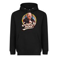 Black serenity later serenity now Heavyweight Hoodie - linhVisuals