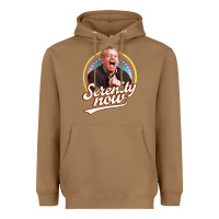 Toasted Coconut serenity later serenity now Heavyweight Hoodie - linhVisuals