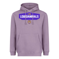 Lavender lsu louisianimals Heavyweight Hoodie - linhVisuals