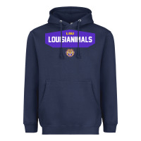Navy lsu louisianimals Heavyweight Hoodie - linhVisuals
