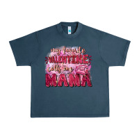 Midnight Navy My favorite calls me mama Mother's Day Urban Heavy Tee - FaDigitalArtStudio