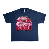 Navy My favorite calls me mama Mother's Day Urban Heavy Tee - FaDigitalArtStudio