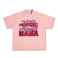 Salmon My favorite calls me mama Mother's Day Urban Heavy Tee - FaDigitalArtStudio