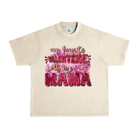 Sandshell My favorite calls me mama Mother's Day Urban Heavy Tee - FaDigitalArtStudio