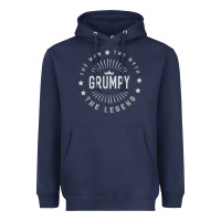 Navy graphic 365 grumpy the legend men funny gift Heavyweight Hoodie - linhVisuals
