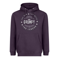 Plum graphic 365 grumpy the legend men funny gift Heavyweight Hoodie - linhVisuals