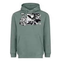Sage guernica artwork Heavyweight Hoodie - linhVisuals