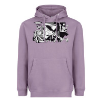 Lavender guernica artwork Heavyweight Hoodie - linhVisuals