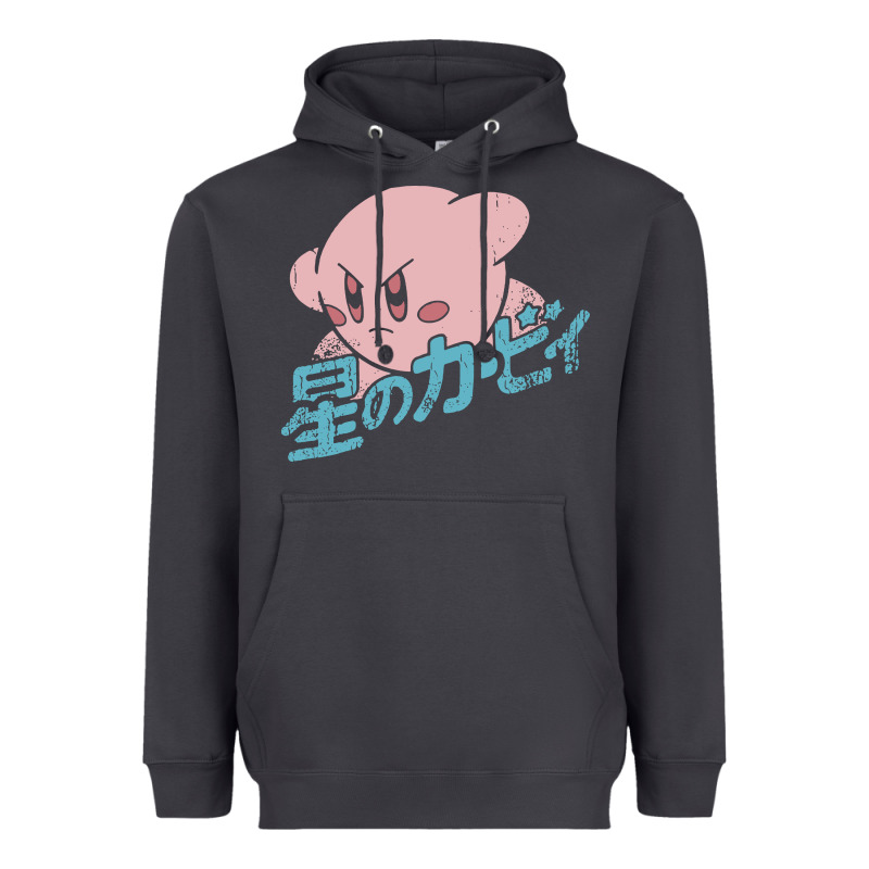 Kirby Kanji Heavyweight Hoodie by linhVisuals | Teevron