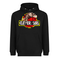 Black clever girl Heavyweight Hoodie - linhVisuals