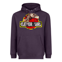 Plum clever girl Heavyweight Hoodie - linhVisuals