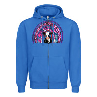 True Royal rainbow cow Zipper Hoodie - AdoDesignShop