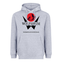 Heather Grey wolfsheim german music Heavyweight Hoodie - linhVisuals