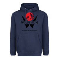 Navy wolfsheim german music Heavyweight Hoodie - linhVisuals