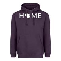 Plum home in wisconsin love u.s Heavyweight Hoodie - linhVisuals