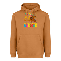 Meerkat 44 years old birthday sloth dabbing 44th birthday sloth Heavyweight Hoodie - linhVisuals