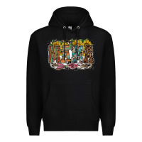 Black mama western Premium Hoodie - RacoonDesign