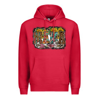Cardinal mama western Premium Hoodie - RacoonDesign