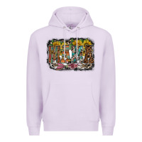 Lilac mama western Premium Hoodie - RacoonDesign