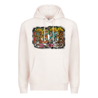 Pale Pink mama western Premium Hoodie - RacoonDesign