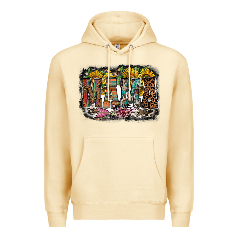 Mama Western Premium Hoodie by RacoonDesign | Teevron
