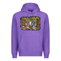 Purple mama western Premium Hoodie - RacoonDesign